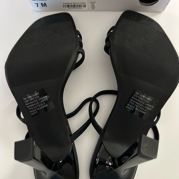 Wild Pair Elegant Black Strappy Heels - Picture 3 of 4